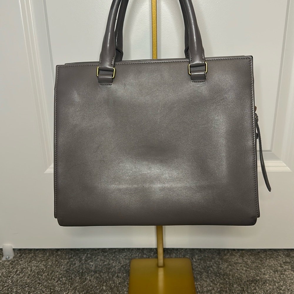 Yves Saint Laurent Gray Satchel Bag - Picture 2 of 16